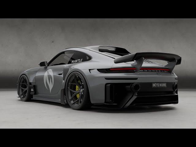 Porsche 911 992 "Mantle" Custom Design Wide Body Kit by Bête Noire