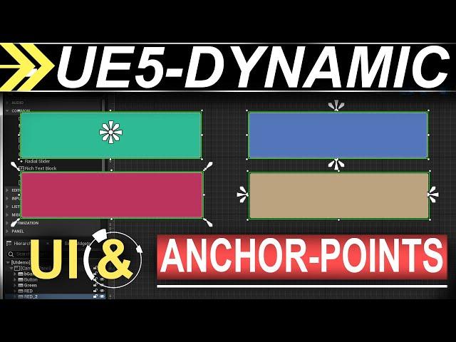 Unreal-5: Flexible Dynamic UI & Anchor-Points (3 MINUTES!!)