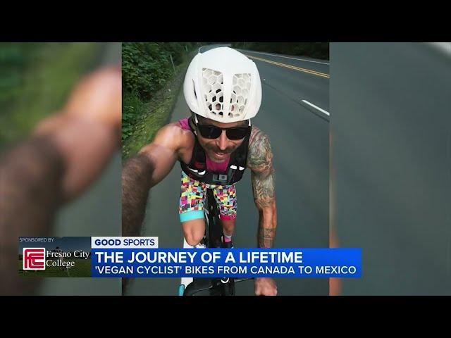 The Journey of a Lifetime: Tyler Pearce aka 'The Vegan Cyclist' bikes from Canada to Mexico