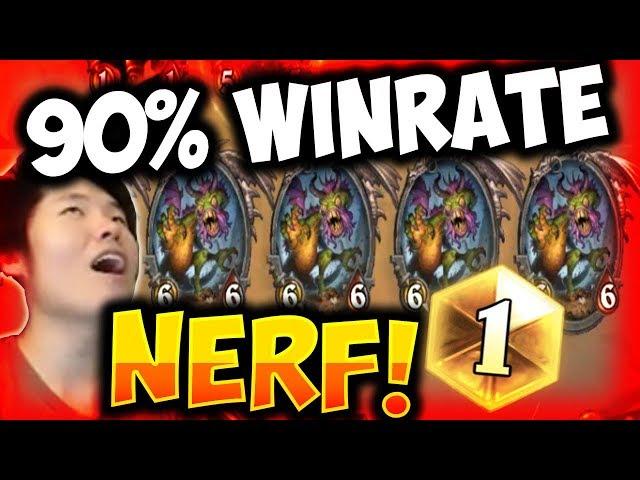 SHUDDERWOCK GETS ME LEGEND WITH 90% WINRATE | SHAMAN | THE WITCHWOOD | HEARTHSTONE | DISGUISED TOAST