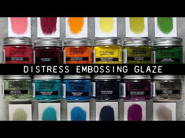 Tim Holtz Distress Embossing Glaze Colors