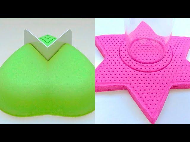 Sand Tastic Satisfying Video Kinetic Sand Reverse ASMR Compilation #61