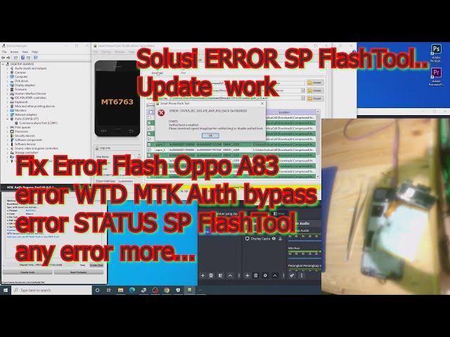 Fix Error Flash Oppo A83 via SP FlashTool Work