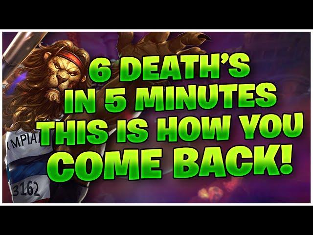 6 DEATH'S IN 5 MINUTES, THIS IS HOW YOU COME BACK! S11 SMITE ANHUR