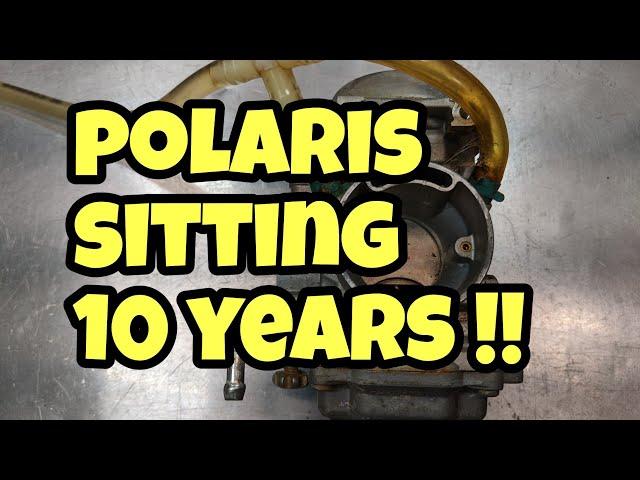 Polaris 400 HO carburetor rebuild. Sitting 10 years!!