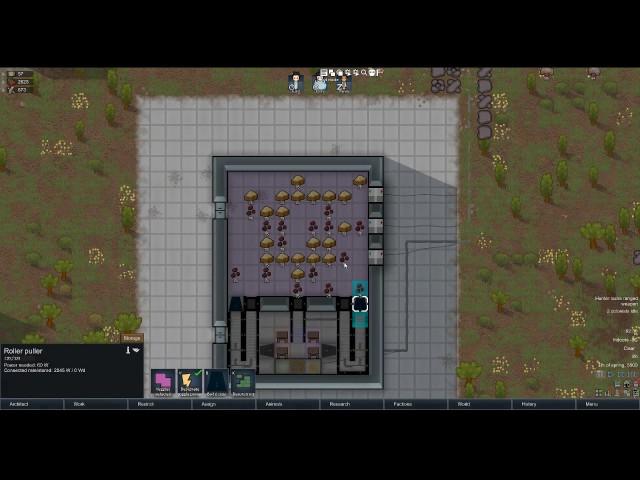 [Rimworld Mod] Industrial Rollers -  Puller Spotlight, Short preview