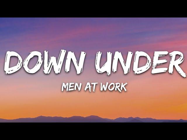 Men At Work - Down Under (Lyrics)