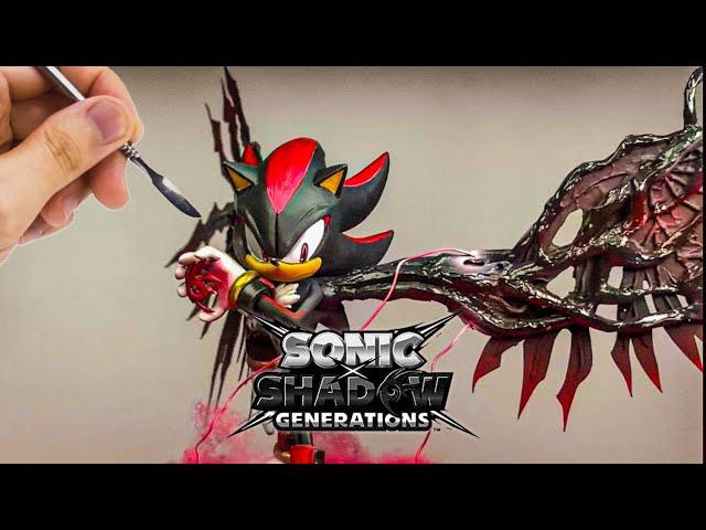 Making Shadow the hedgehog (Doom wing) with Clay / Sonic X Shadow Generations [kiArt]