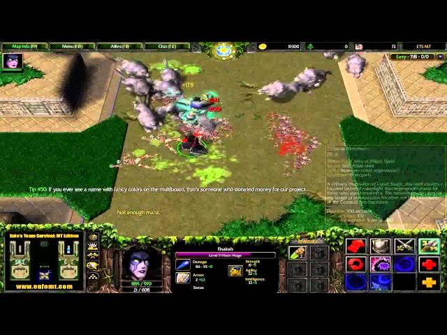 WC3 Enfo's Team Survival Gameplay (Part 1)