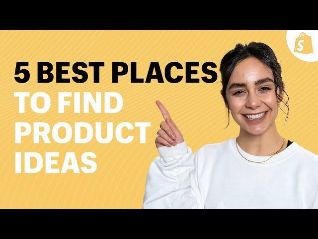 The 5 BEST Places To Find Products To Sell Online (Product Research Tutorial)