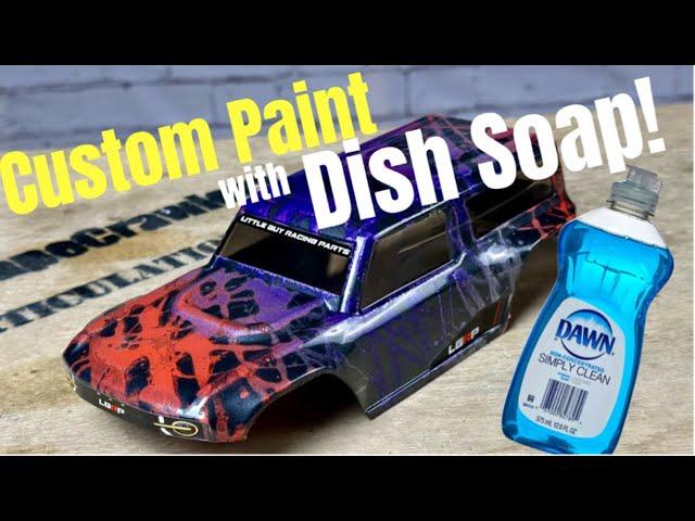 How To Make a Custom RC Body With Dish Soap - DIY Custom Paint Work!