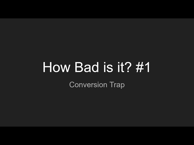 Path of Exile How bad is it? #1 Conversion trap