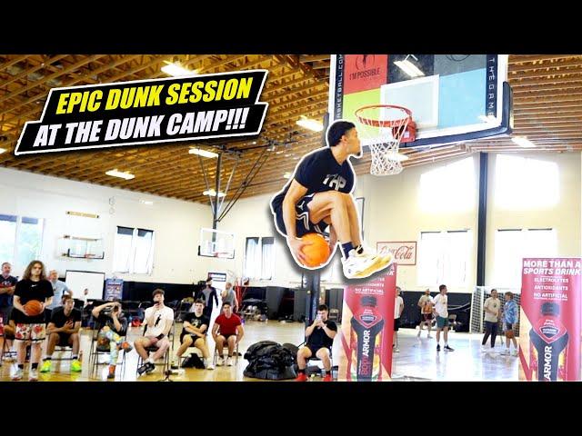 EPIC Dunk Session at The Dunk Camp!!