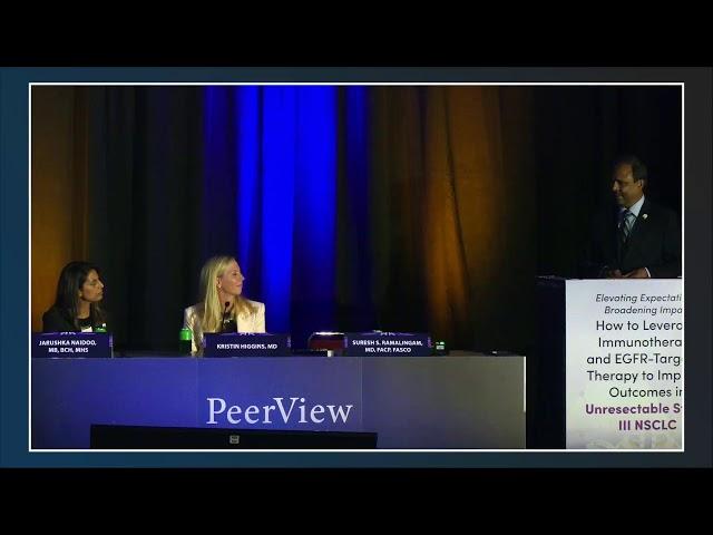 Watch Dr. Ramalingam discuss the latest #NSCLC updates from #WCLC24 - https://bit.ly/24Stage3LungY