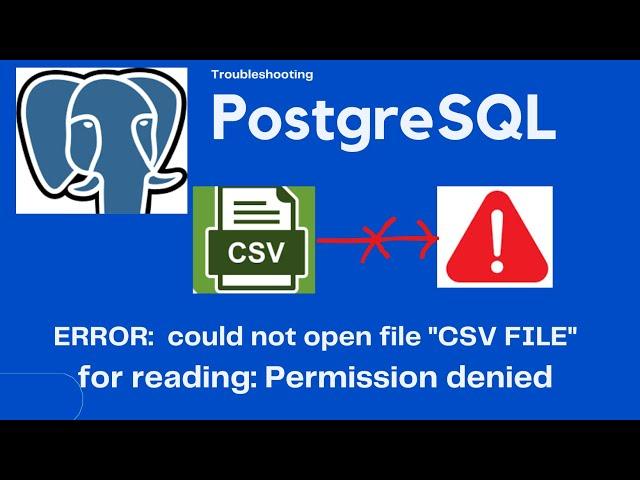 Csv to Postgresql Error pgadmin |How to fix this error