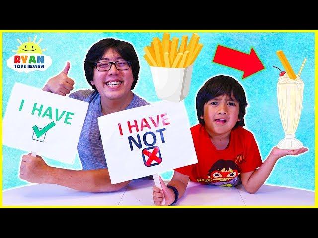 Never Have I Ever Kids Edition with Ryan ToysReview!