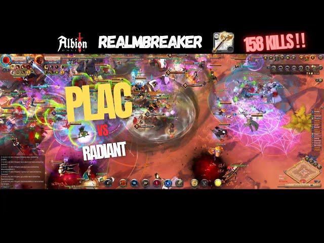 Albion ZvZ #7  | PLAC vs RADIANT 14UTC | REALMBREAKER POV | 1/22/2024 | #albiononline