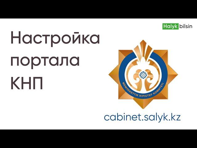 Cabinet.salyk.kz сайтын настройка жасау. Настройка Кабинет налогоплательщика