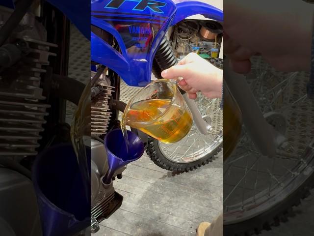 Yamaha TTR 125 first oil change