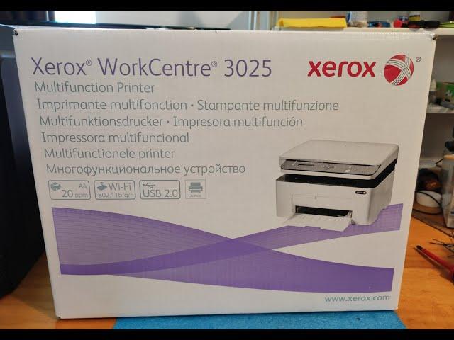 Unboxing Multifunctionala Laser Xerox WorkCentre 3025