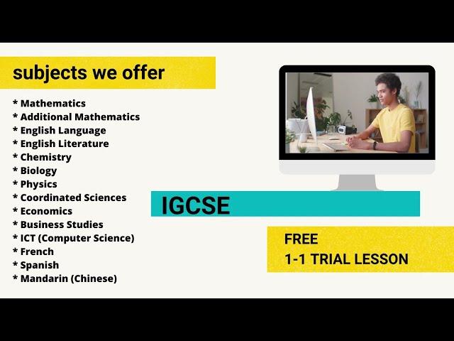 IGCSE & IB Online Tuition Solution | Free Trial Lesson | Worldwide Online Tuition