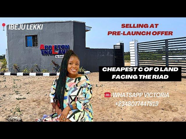 Land for sale in Ibeju Lekki LagosNigeria Cheapest C of O dry land in Ibeju Lekki sea port 16m