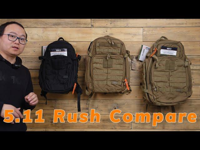 Which one? 5.11 Rush 12 vs Rush 24 vs Rush 72