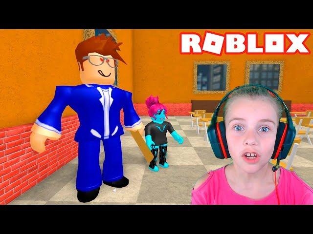 Roblox ПОБЕГ ОТ ЗЛОГО УЧИТЕЛЯ Видео Роблокс на русском