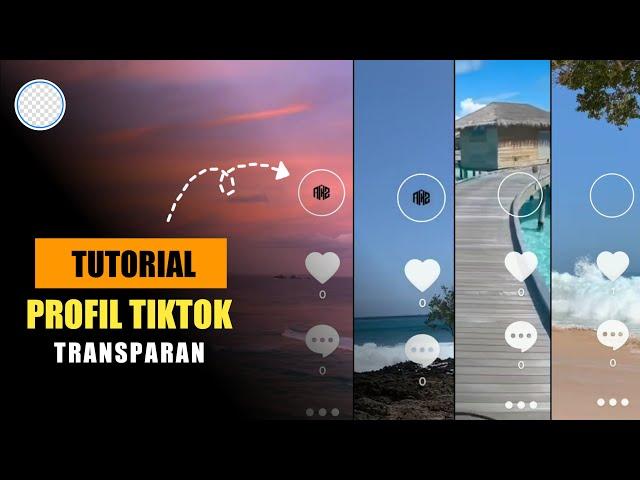 CARA BUAT PROFIL TIKTOK JADI TRANSPARAN | 2022