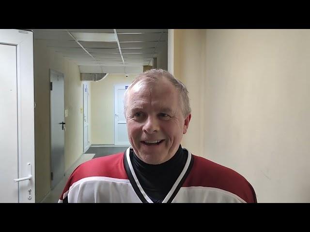06.04.2023 матч 47 интервью нападающий ХК"КСК" Юрий Харитонов