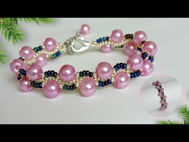 How to make a beautiful bracelet at home || bracelet making ideas with beads || bracelet tutorial