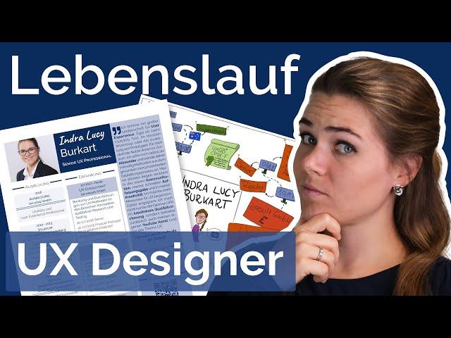 UX Designer werden: Lebenslauf schreiben