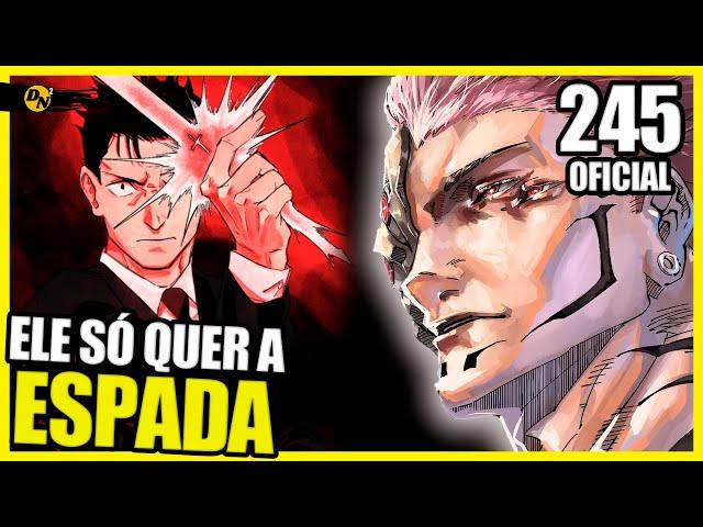 JUJUTSU KAISEN 245 OFICIAL - Sukuna Deseja a ESPADA DO HIGURUMA?