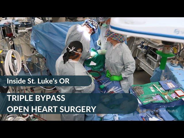 WATCH Triple Bypass Open Heart Surgery