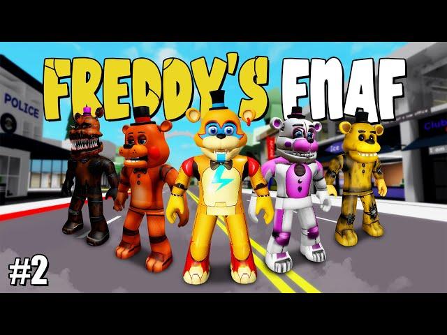 Aku Membuat FREDDY'S FNAF Di Brookhaven W/codes - Roblox Part 2