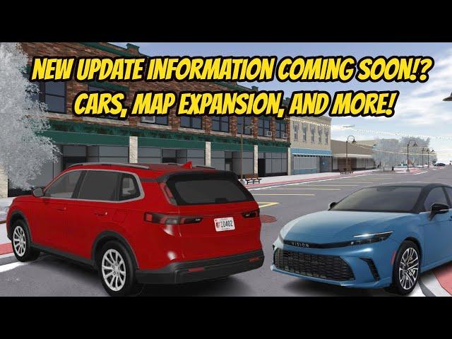 GREENVILLE HUGE NEW UPDATE LEAKS CARS AND MAP EXPANSION SOON!? Roblox