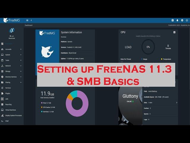 Setting up FreeNAS 11 3 & SMB Basics