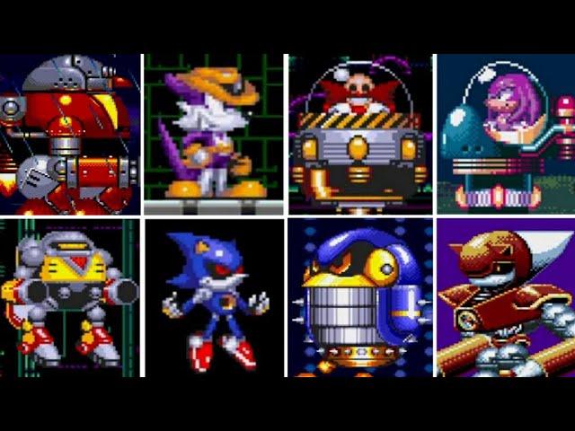 Sonic Triple Trouble 16-Bit - All Bosses + True Ending