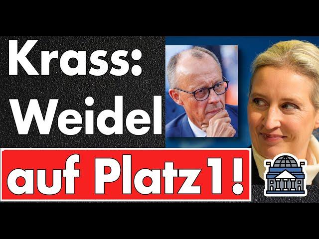 Weidel führt Kanzlerfrage! Mainstream kann die Wahrheit nicht länger verleugnen: Altparteien am Ende