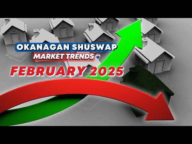 Real Estate MARKET UPDATE - February 2025 for North OKANAGAN, Central Okanagan, Shuswap