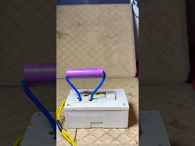lithium ion battery charging with 220 v electricity #electrical #experiment #science