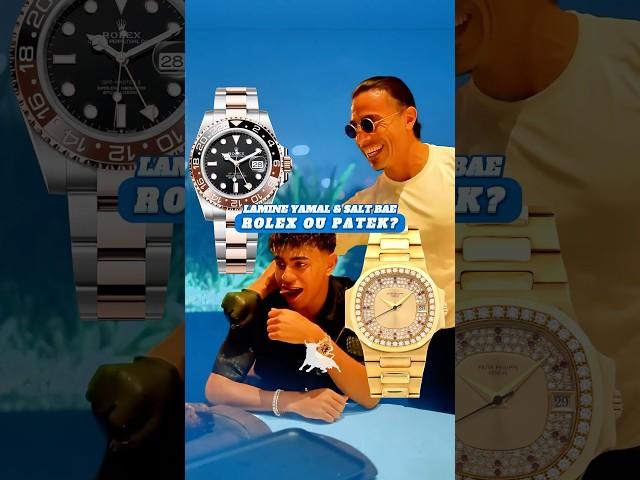 Rolex ou Patek?  Yamal e Salt Bae juntos com relógios insanos  | #watch #rolex #patekphilippe