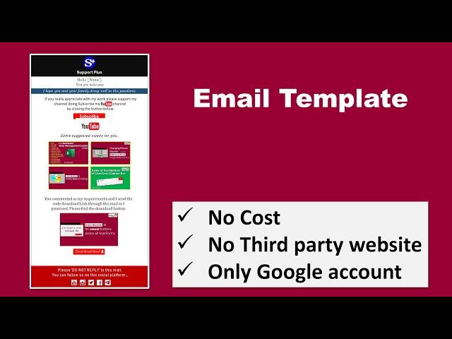 How to create email template