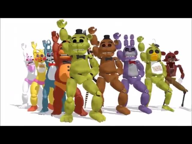 FNAF Аниматроники танцуют!