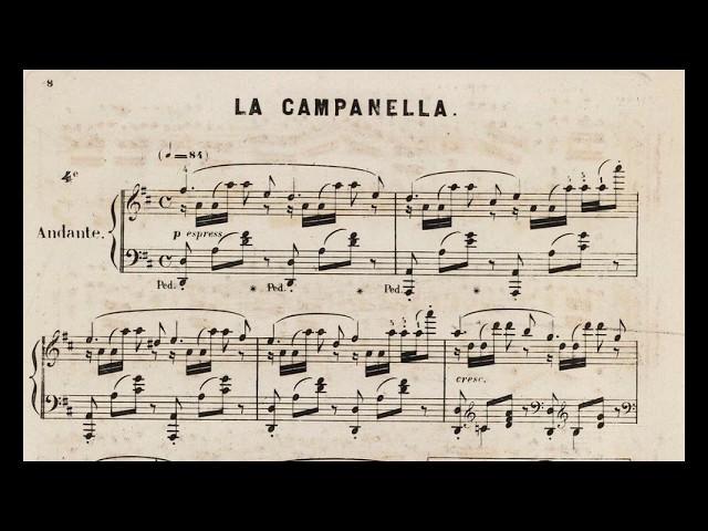 Johann Friedrich Franz Burgmüller Op.105 Etude 4 The Campanella, Aki Kuroda