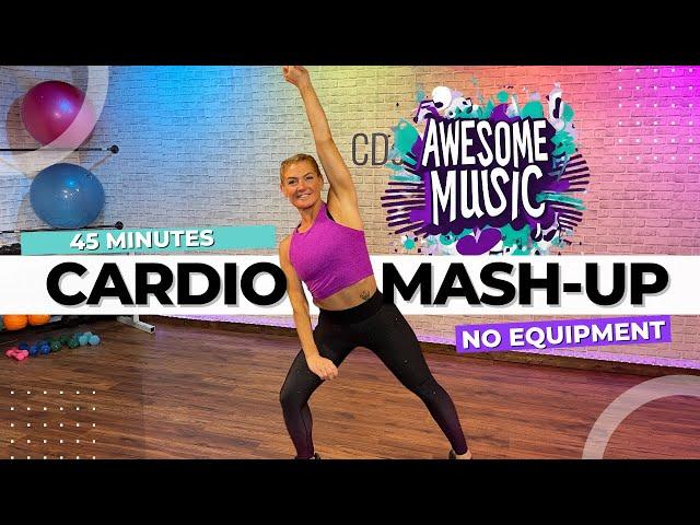 45-Minute - CARDIO Workout: Burn Calories with Aerobics, Kickboxing, and HIIT