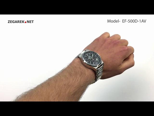 Casio EDIFICE Momentum EF-500D-1AV EF-500D-1AVEF - Zegarek.net