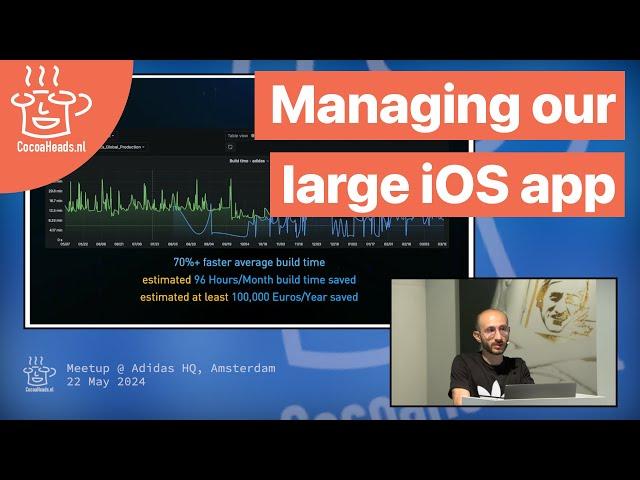 Managing our large iOS app, by Georges Jamous and Rafael Marcén (English)