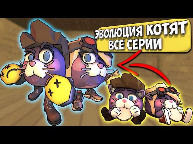 ЭВОЛЮЦИЯ КОТЯТ ВСЕ СЕРИИ ПОДРЯД ЧИКЕН ГАН. EVOLUTION CATS CHICKEN GUN