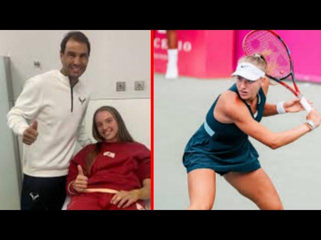 Rafael Nadal’s Sister Cheers on Tennis Prodigy Alina Korneeva’s INSANE Comeback from Injury!